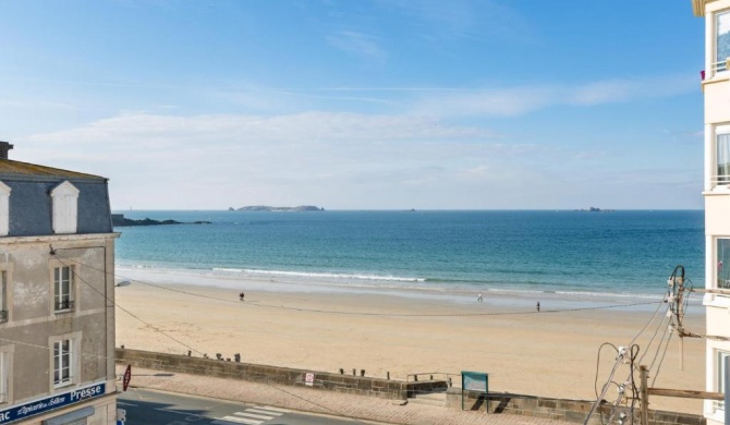 Le fontaine, Saint Malo Le Sillon, vue mer, 6 personnes