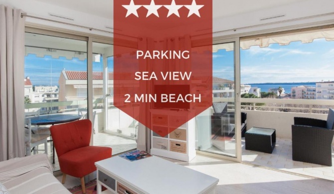 SERRENDY Lovely Sea view & terrace in the heart of Cannes Palm Beach