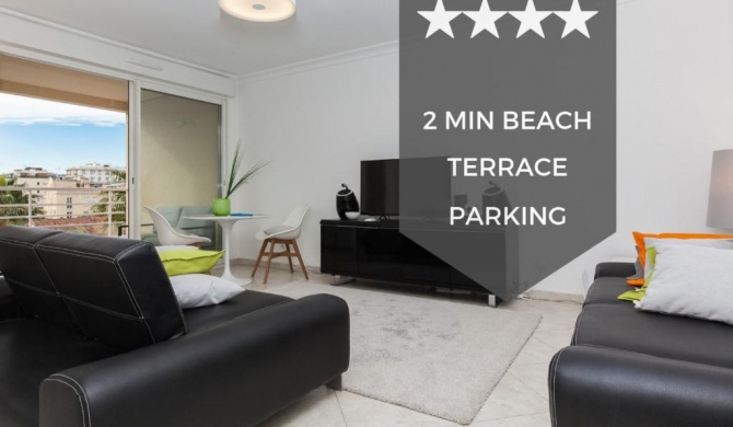 A Peace Haven Cannes Palm Beach area 2min from the beaches terrace