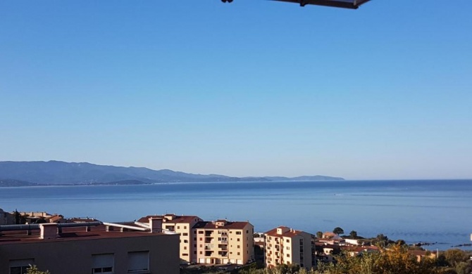 Appartement Ajaccio vue mer panoramique