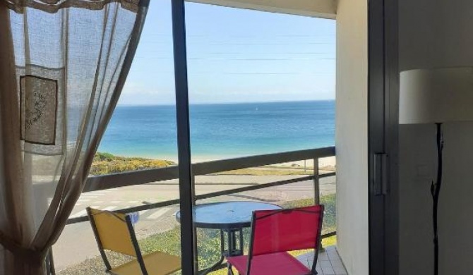 Appartement d'une chambre a Quiberon a 50 m de la plage avec vue sur la mer balcon amenage et wifi